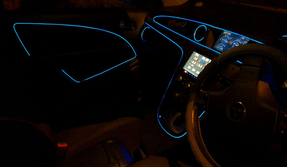Неоновые лампы в авто
