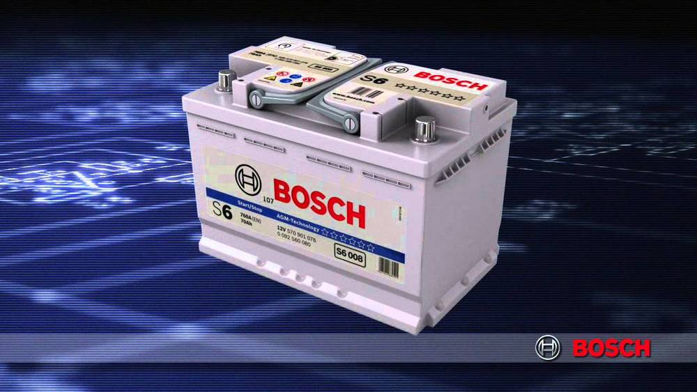 Аккумуляторы для авто Bosch