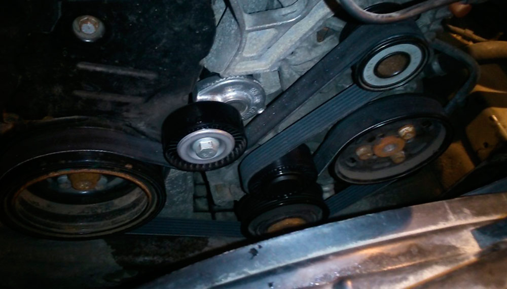 Замена и ремонт ремня генератора Audi A4