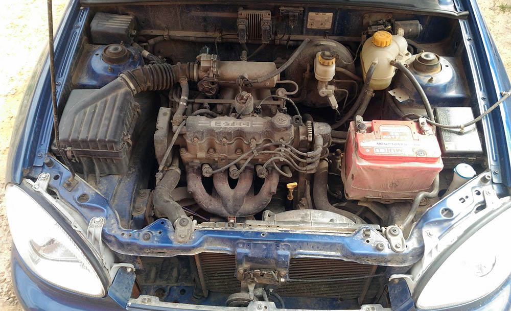 Замена ремня генератора в Chevrolet Lanos